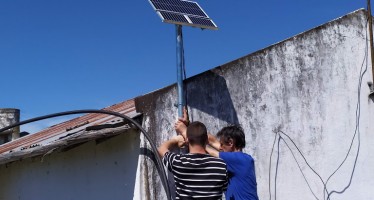 Se instalaron paneles solares en las islas de Campana