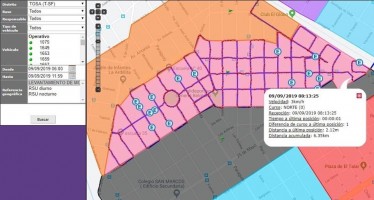 Tigre controla la recolección de residuos en todo el distrito vía GPS