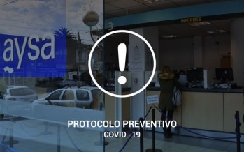 AySA refuerza su esquema de guardias para garantizar los servicios de agua y saneamiento