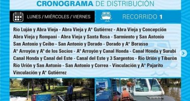 AySA anunció el recorrido de abastecimiento permanente de agua para los isleños