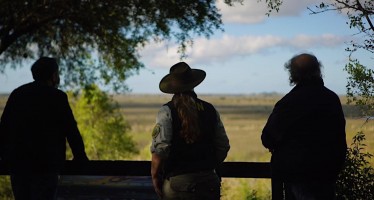 El ministro Cabandié visitó el Parque Nacional Ciervo de los Pantanos y el Bosque de la Memoria