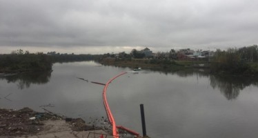 Nuevas barreras de contención de residuos en Tigre