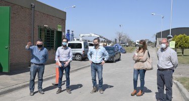 El ministro de Infraestructura visitó la Estación de Bombeo Nº 9 en San Fernando