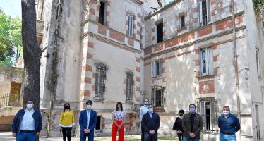 San Fernando firmó un convenio con AABE para restaurar el histórico Palacio Otamendi