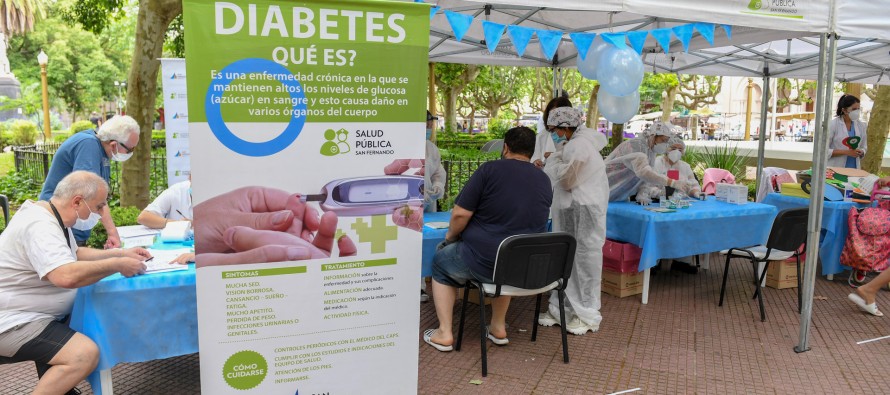 San Fernando realizó una jornada por el Día Mundial de la Diabetes