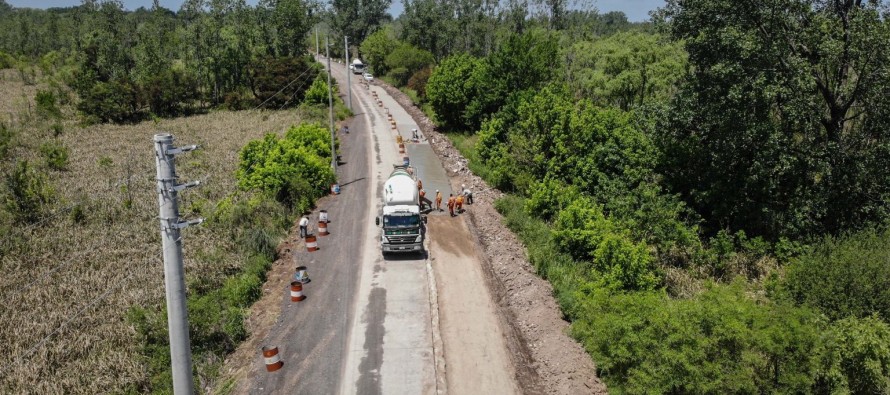 La Provincia pavimenta la Ruta 25 desde Panamericana hasta el Paseo del Paraná