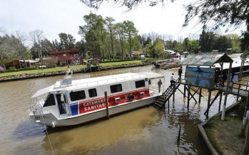 Conocé los lugares y fechas donde estará el Catamarán Sanitario de Tigre