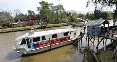 Conocé los lugares y fechas donde estará el Catamarán Sanitario de Tigre