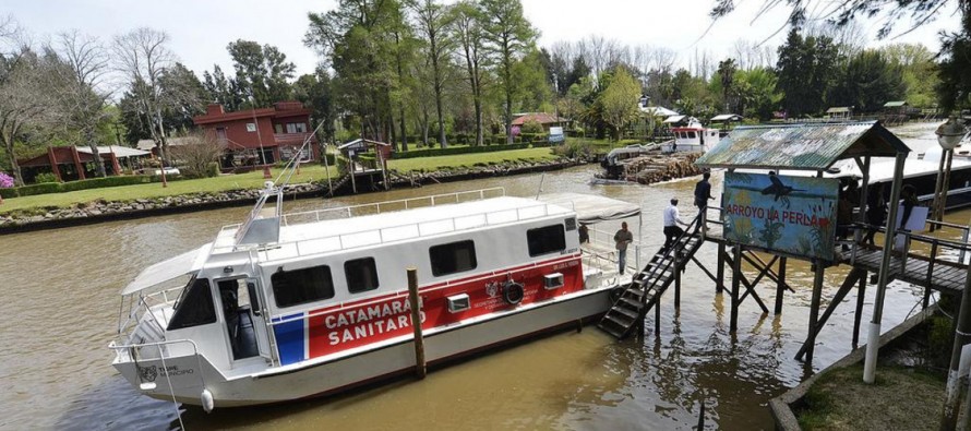 Conocé los lugares y fechas donde estará el Catamarán Sanitario de Tigre