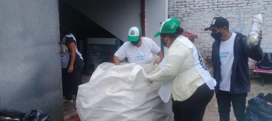 Escobar: en enero se recolectaron 24 mil kilos de residuos sólidos urbanos para reciclar