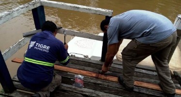 El Municipio de Tigre realiza trabajos de mantenimiento en el Delta