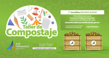 San Fernando brindará un taller para aprender a hacer compost