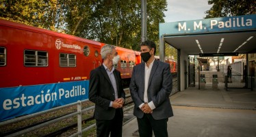 Inauguraron la renovada Estación Padilla en Vicente López