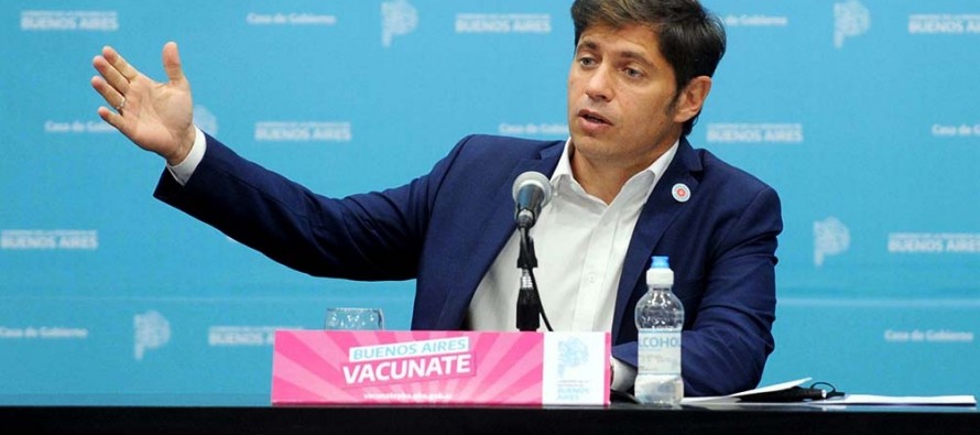 Nuevas medidas anunciadas por Kicillof ante la segunda ola de contagios