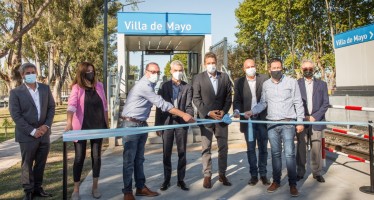 Inauguraron la renovada estación ferroviaria Villa de Mayo