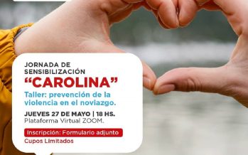 Taller de Prevención de la Violencia en el Noviazgo: Tigre dictará la jornada de sensibilización “Carolina”