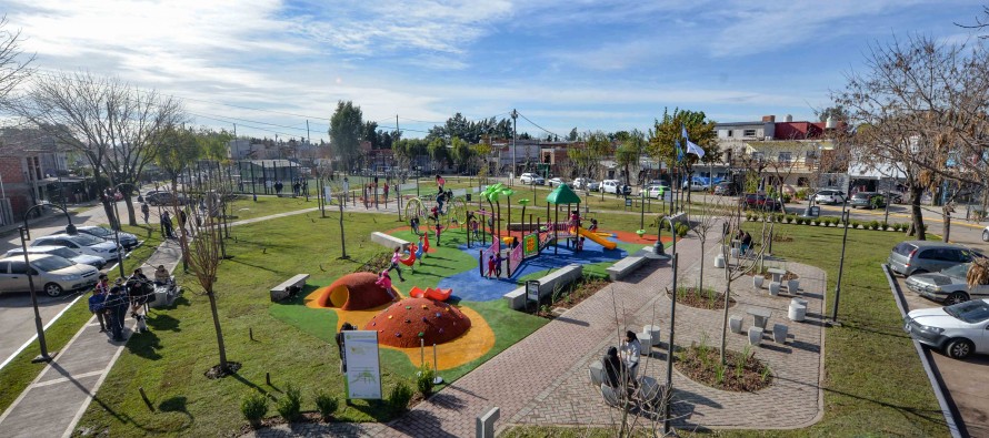 San Fernando inauguró una nueva plaza en el Barrio San Martín