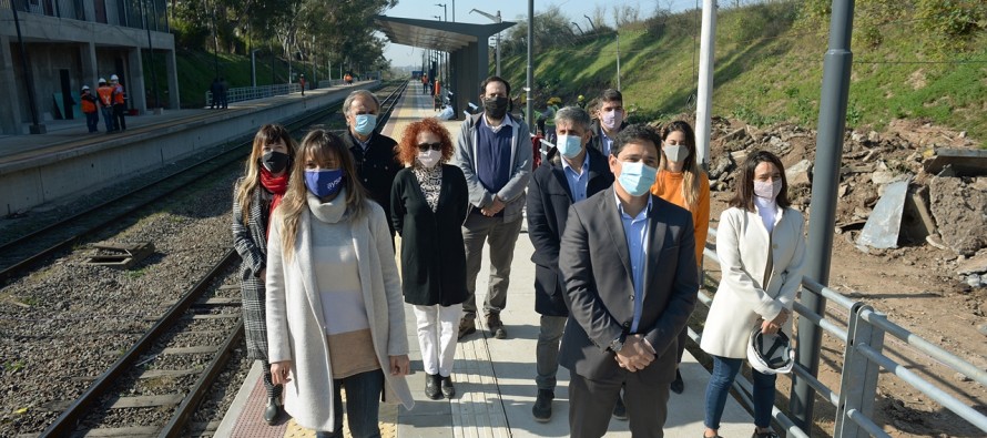 Don Torcuato: avanzan las obras de renovación en la estación Montes