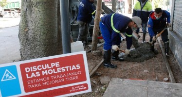 El Municipio de Tigre avanza con la construcción de veredas vecinales en Ricardo Rojas