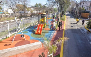 Se inauguró un nuevo paseo aeróbico en San Fernando