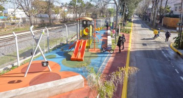 Se inauguró un nuevo paseo aeróbico en San Fernando