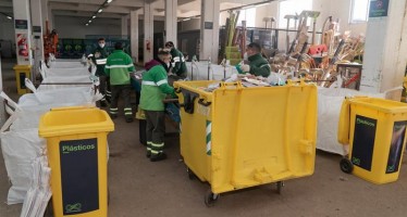 Cifra récord de reciclables procesados en la planta de Villa Adelina