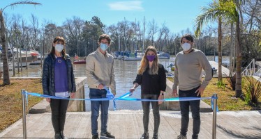 San Fernando inauguró un Muelle Público para vecinos del Delta