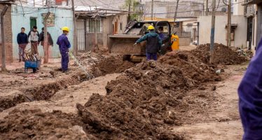 Malena Galmarini recorrió una obra de agua potable en Tres de Febrero