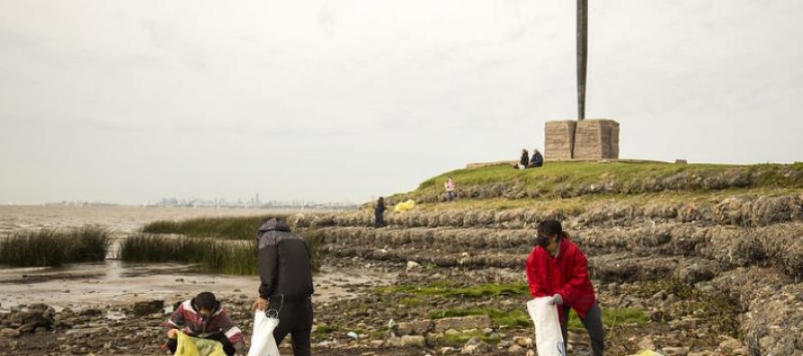 Voluntarios se reunieron para limpiar la costa de San Isidro