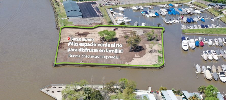 San Fernando amplía dos hectáreas en el Parque Náutico frente al río