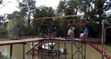 Avanza la construcción del primer Centro de Interpretación de Humedales en el Delta de Tigre