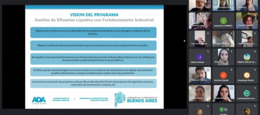 Presentaron el programa de Gestión de Efluentes Líquidos