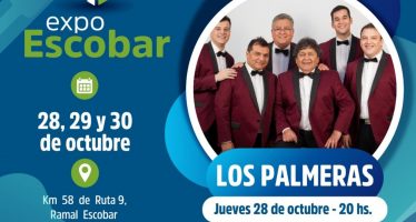 Los Palmeras, Duki y La Bomba de Tiempo cerrarán las jornadas de la Expo Escobar