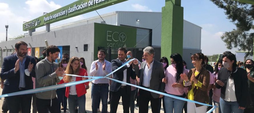 San Fernando inauguró su primera planta de separación y clasificación de residuos