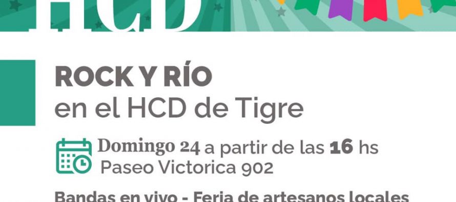 Vuelve Rock y Rio en el Concejo Deliberante de Tigre