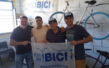 Voy en Bici: la iniciativa que surgió en Pilar y que busca crear un Banco Mundial de Bicicletas