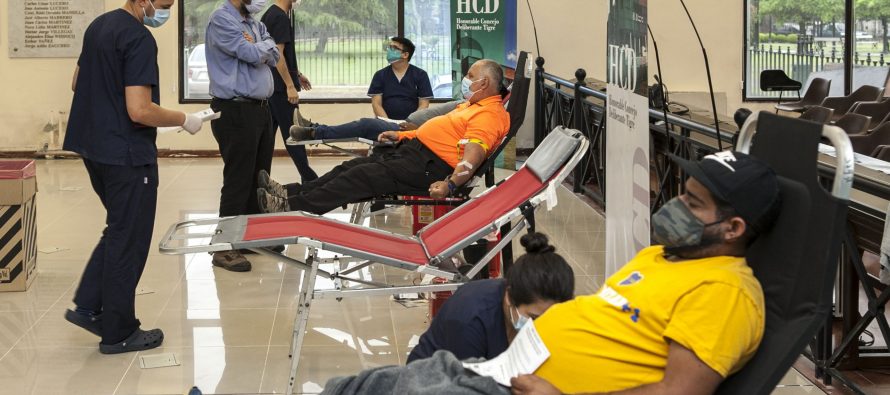 Jornada de donación de sangre en el Concejo Deliberante de Tigre