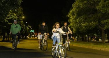 San Isidro: volvió el Paseo de Bicicletas Nocturno