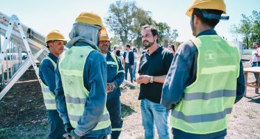 Escobar: avanza la construcción del primer parque solar municipal