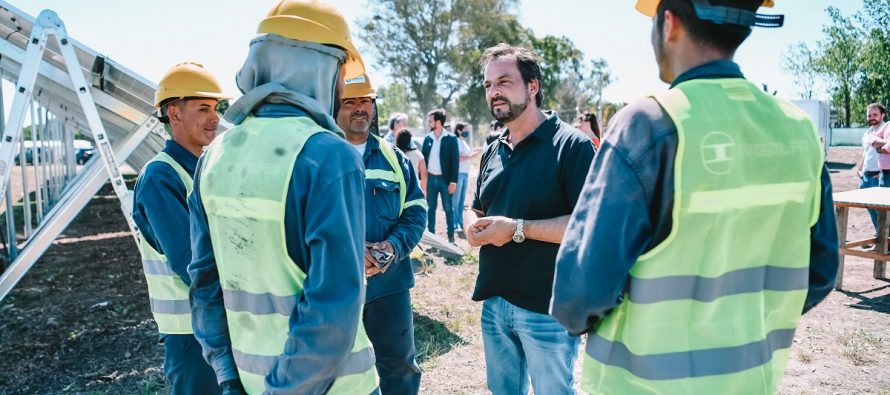 Escobar: avanza la construcción del primer parque solar municipal