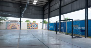 Finalizaron las obras que realizó la Provincia en el Polideportivo Peruzzotti de Pilar