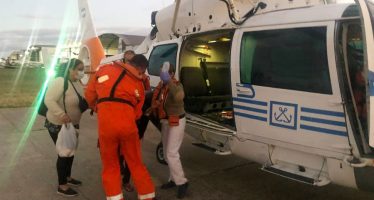 Isla Martín García: Prefectura evacuó en helicóptero a una mujer