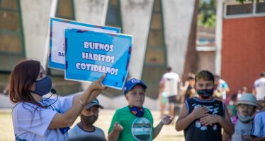 AySA concientiza sobre el cuidado del agua y el ambiente en las colonias de verano infantiles