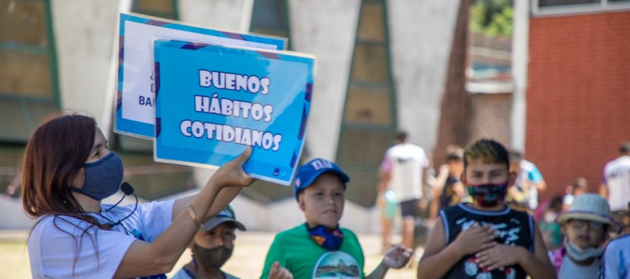 AySA concientiza sobre el cuidado del agua y el ambiente en las colonias de verano infantiles