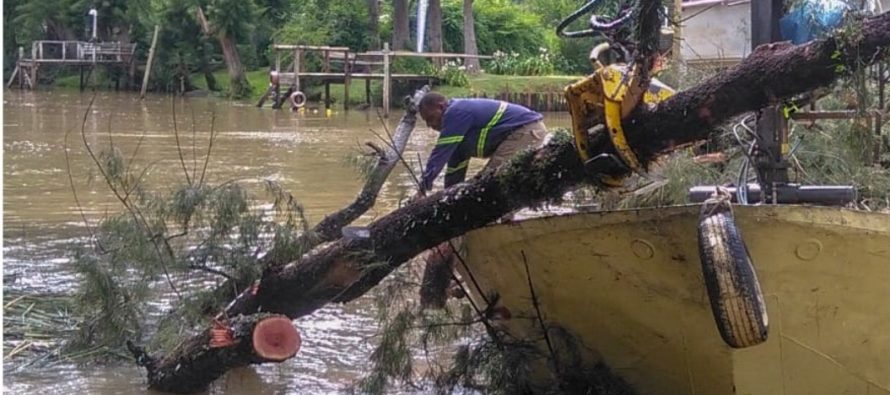 Nuevas tareas de mantenimiento en vías navegables en el Delta de Tigre