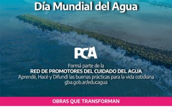 Día Mundial del Agua: se lanzó la red “Promotores del cuidado del agua”