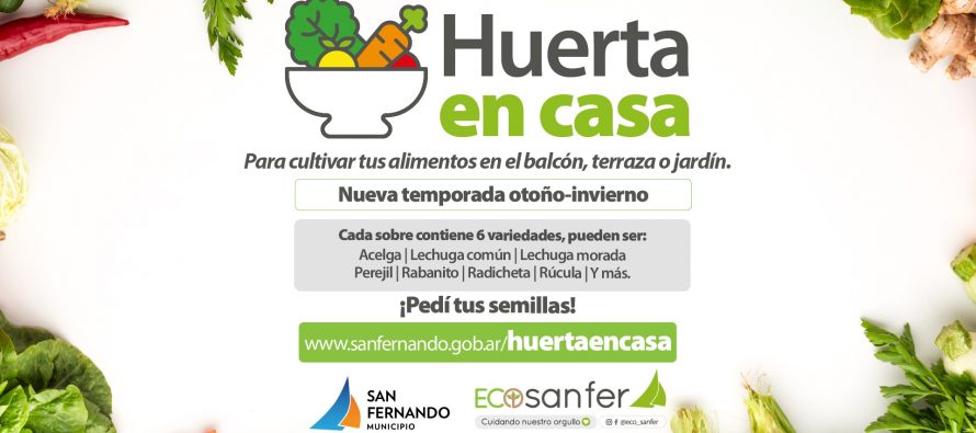 San Fernando lanzó nueva temporada del programa “Huerta en casa”