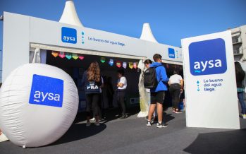 AySA participó del ATP Challenger Tour con juegos de concientización sobre el consumo responsable de agua