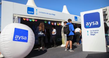 AySA participó del ATP Challenger Tour con juegos de concientización sobre el consumo responsable de agua