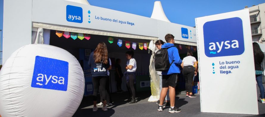 AySA participó del ATP Challenger Tour con juegos de concientización sobre el consumo responsable de agua